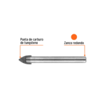 Broca para Vidrio y Azulejo ½x4", Tru[er