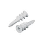 Bolsa con 100 taquetes de plástico 1/2", para panel de yeso