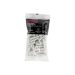 Bolsa con 100 taquetes de plástico 1/2", para panel de yeso