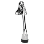 Fijapuerta metalico cromo, Hermex