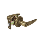 Cerradura manija p/baño latón antiguo, cilindro de latón