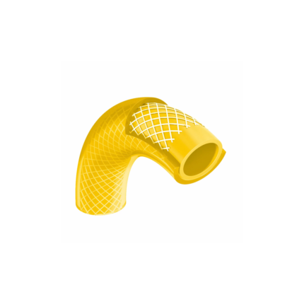 Manguera amarilla flexible para gas