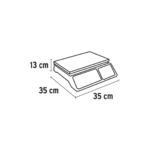 Báscula capacidad 40 kg electrónica multifunciones, Truper