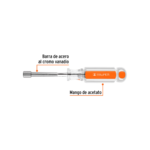 Desarmador de caja 1/4" mango de acetato, Truper