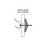 Tornillo tipo mariposa de 3/16" x 3", Fiero - Imagen 4