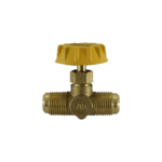 VÁLVULA PARA GAS AGUJA 3/8" x 3/8" FLARE