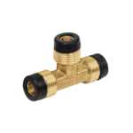 Tee de unión de latón de 3/8" para gas, Foset - Image 2