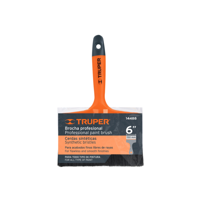 Brocha profesional 6" mango plástico, Truper - Imagen 3