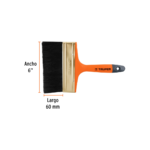 Brocha profesional de 6" con mango de plástico, Truper