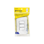 Placa armada 3 interruptores sencillos, Volteck - Imagen 2