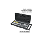 Juego de 39 herramientas 1/4" y 3/8" para mecánico, Pretul - Imagen 2