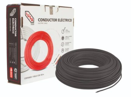 Cable thw calibre 12 awg negro con 100mts Iusa